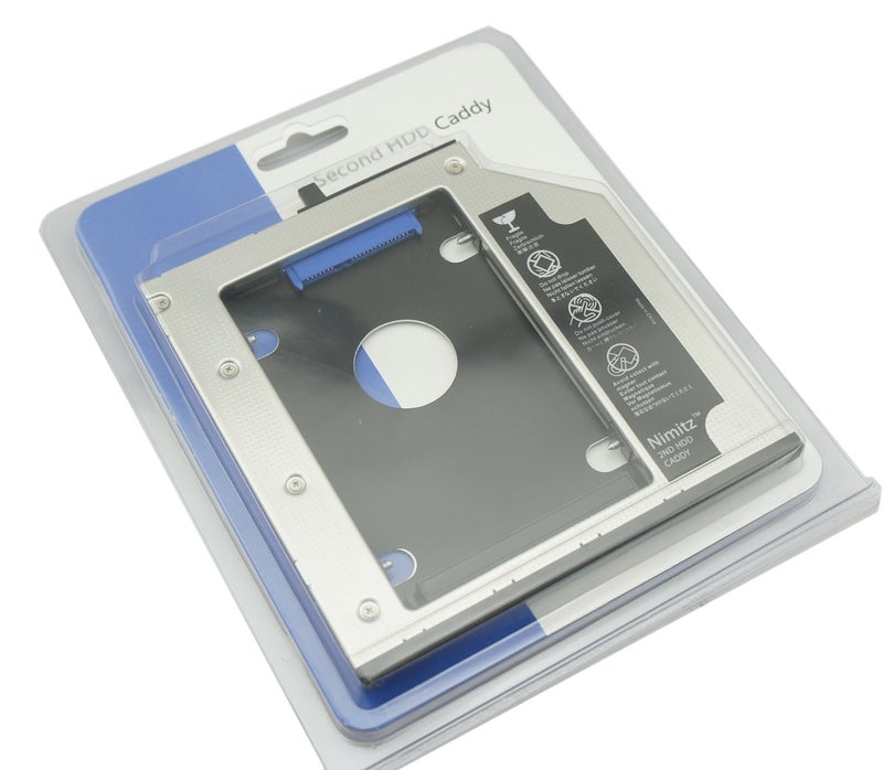 Nimitz 2nd HDD SSD Hard Drive Caddy for Lenovo Thinkpad T400 T400s T410 T410s T420s T430s T500 W500 - Image 2